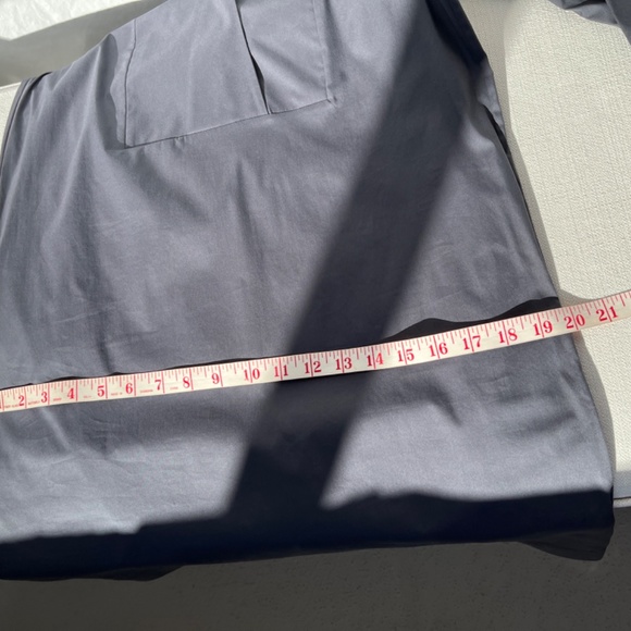 COS (4) cotton sateen shift dress with side pockets, grey, BNWOT. - Picture 14 of 16